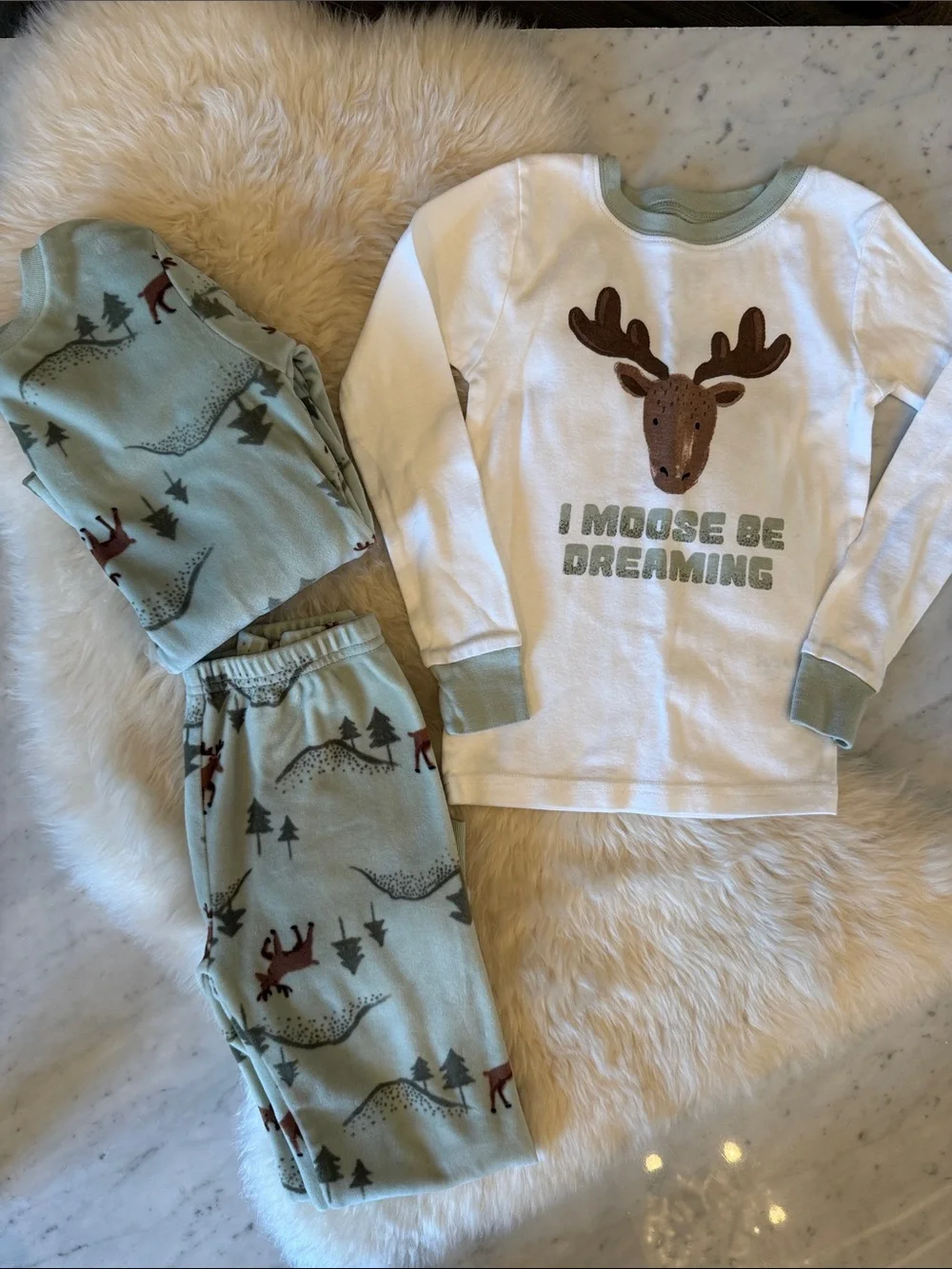 Carter's Moose Dreaming 3-Piece PJ Set 5T